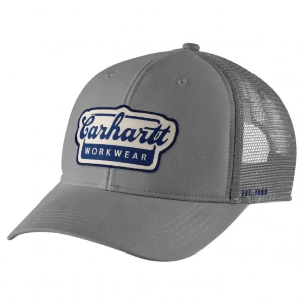 Καπέλο Logo Script Patch Γκρι1