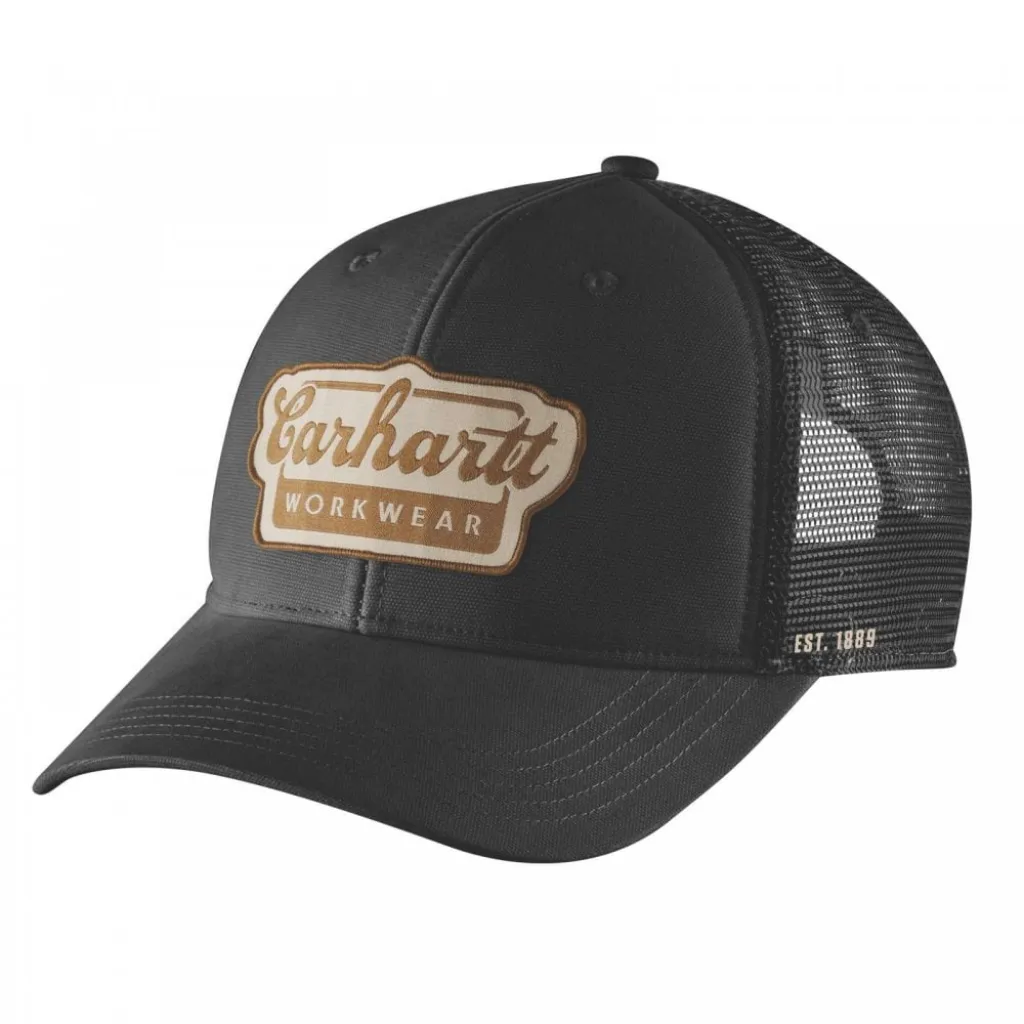 Καπέλο Logo Script Patch Μαύρο1