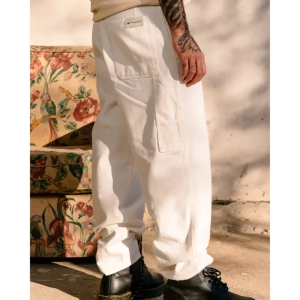 Παντελόνι Bull Denim Painter Λευκό Caterpillar - Image 2