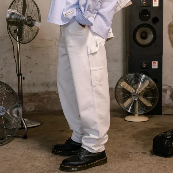 Παντελόνι Bull Denim Painter Λευκό Caterpillar - Image 5