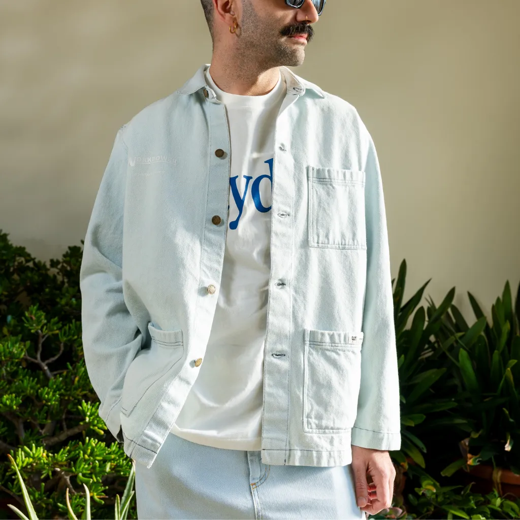 Πουκάμισο-Overshirt Denim Light Wash1