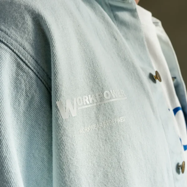 Πουκάμισο-Overshirt Denim Light Wash Caterpillar - Image 2