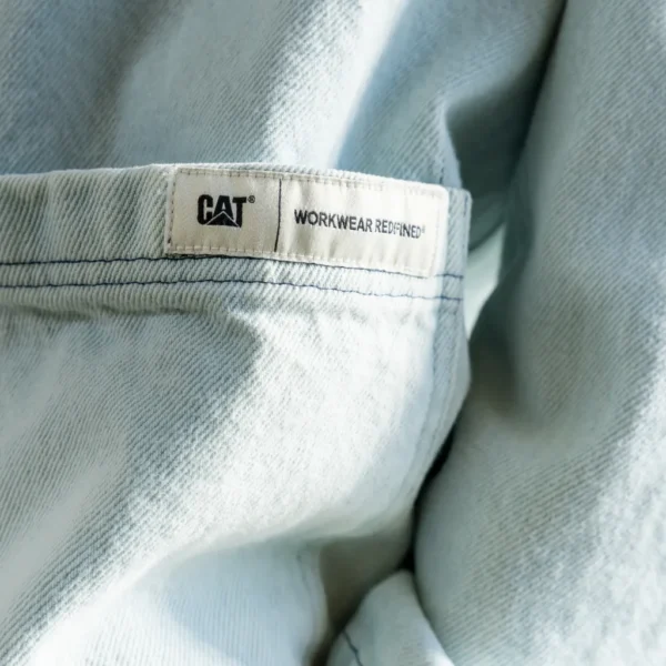 Πουκάμισο-Overshirt Denim Light Wash Caterpillar - Image 3
