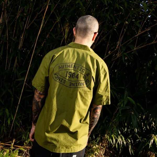 Πουκάμισο Με Κοντό Μανίκι Authentic 1904 Πράσινο 1