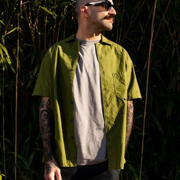 Πουκάμισο Με Κοντό Μανίκι Authentic 1904 Πράσινο 4