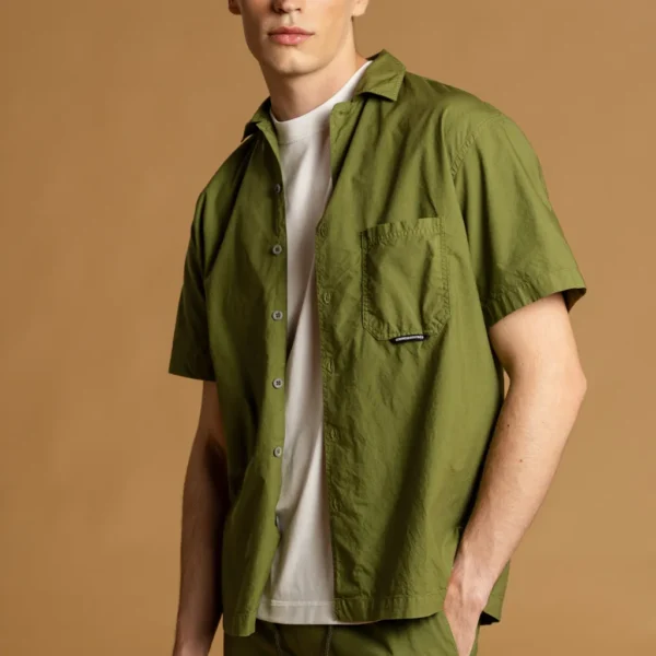 Πουκάμισο Με Κοντό Μανίκι Authentic 1904 Πράσινο 5