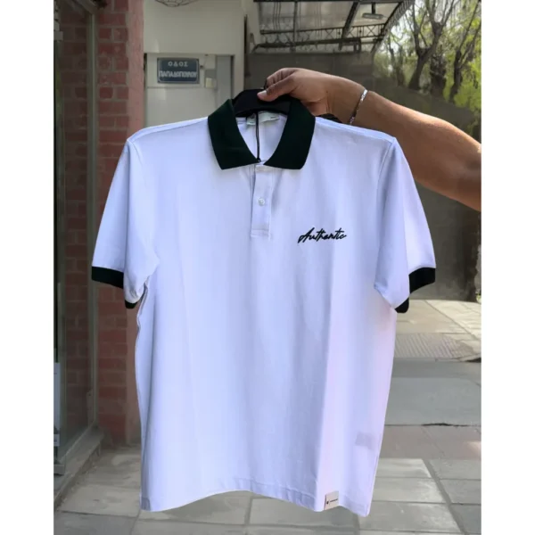 T-Shirt Polo Λευκό1