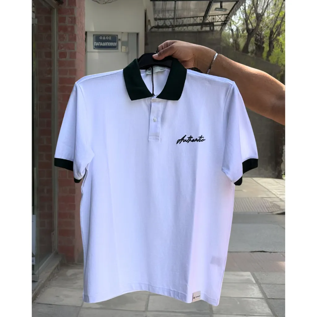 T-Shirt Polo Λευκό1