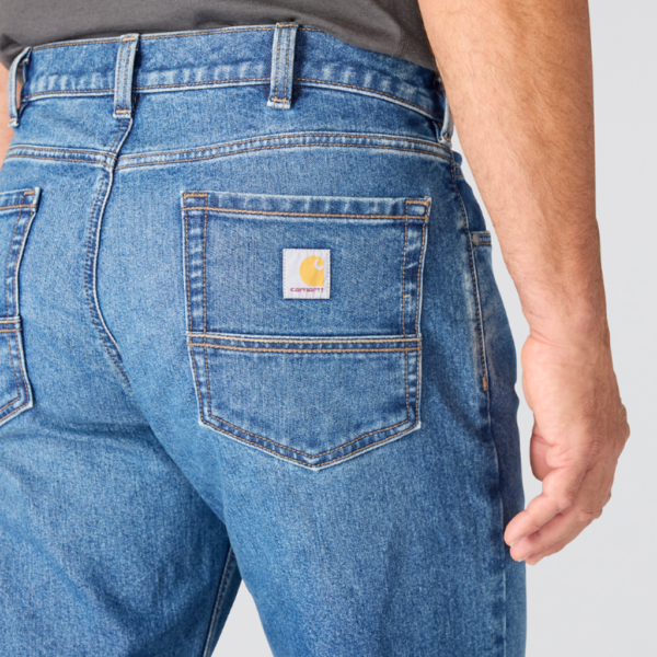 Ανδρικό Παντελόνι Τζιν Μπλε Carhartt - Image 3