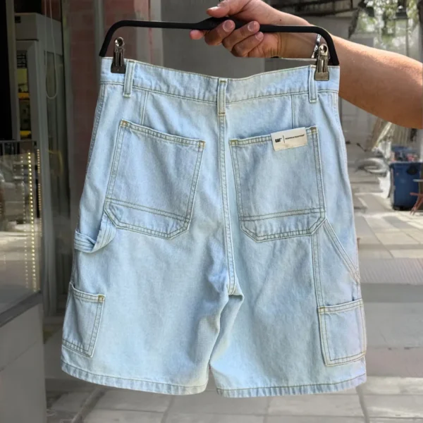 Βερμούδα Painter Denim Light Wash Caterpillar - Image 2