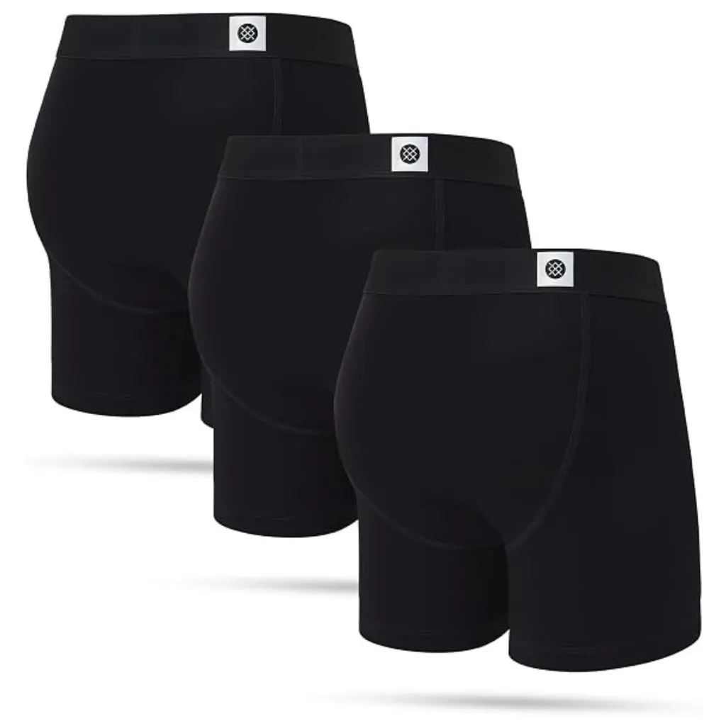Ανδρικό Boxer Brief 3-Pack Μαύρο Stance 6 Ανδρικό Boxer Brief 3-Pack Μαύρο2