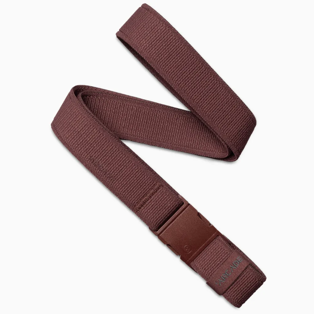 Ζώνη Ελαστική Unisex Atlas Slim Burgundy 1