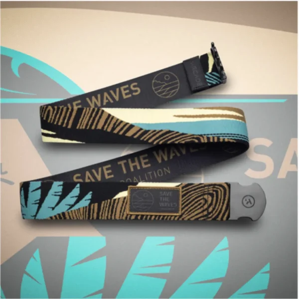 Ζώνη Ελαστική Unisex Save The Waves Glow3