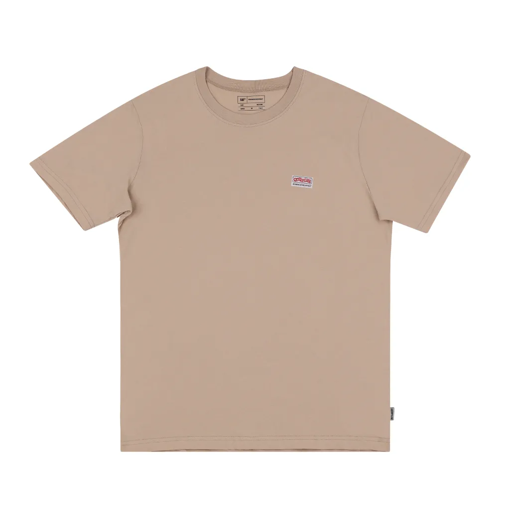 T-Shirt Logo Basic Μπεζ 1