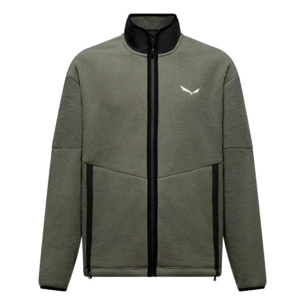 Ανδρική Ζακέτα Fleece Χακί Salewa 2 Ανδρική Ζακέτα Fleece Χακί Salewa - Image 2