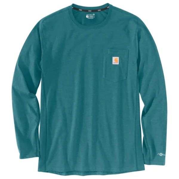 Ανδρική Μακρυμάνικη Μπλούζα Force Teal Carhartt 3 Ανδρική Μακρυμάνικη Μπλούζα Force Teal