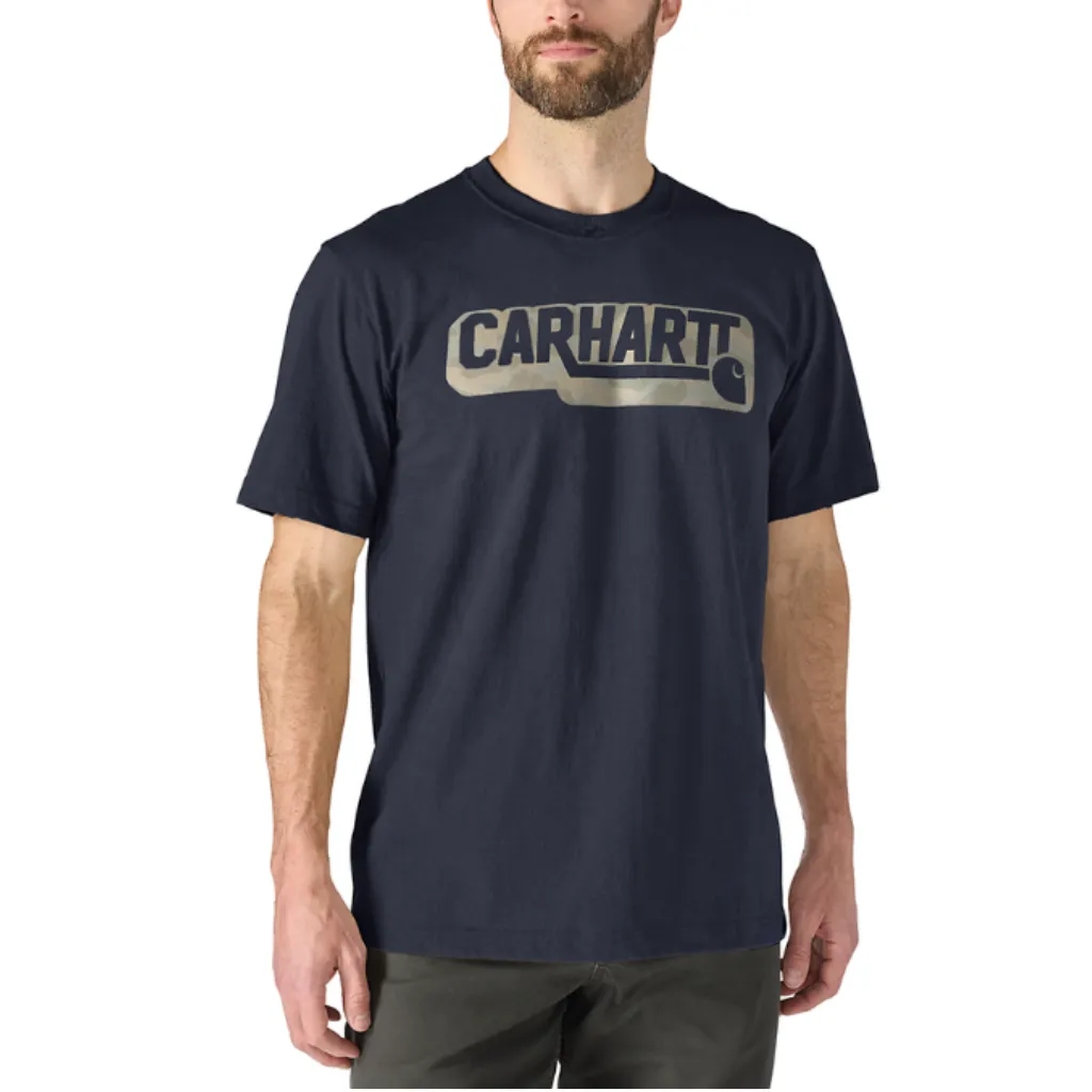 Ανδρικό T-Shirt Camo Logo Irvine Navy 1