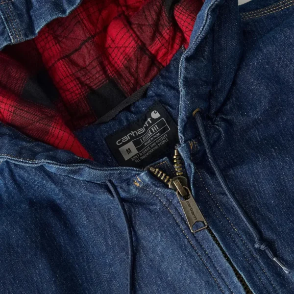Ανδρικό Μπουφάν Active Denim Carhartt 2 Ανδρικό Μπουφάν Active Denim 2