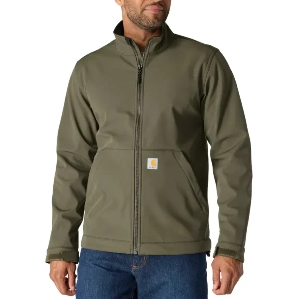 Ανδρικό Μπουφάν Rain Defender Softshell Χακί Carhartt 6 Ανδρικό Μπουφάν Rain Defender Softshell Χακί 1