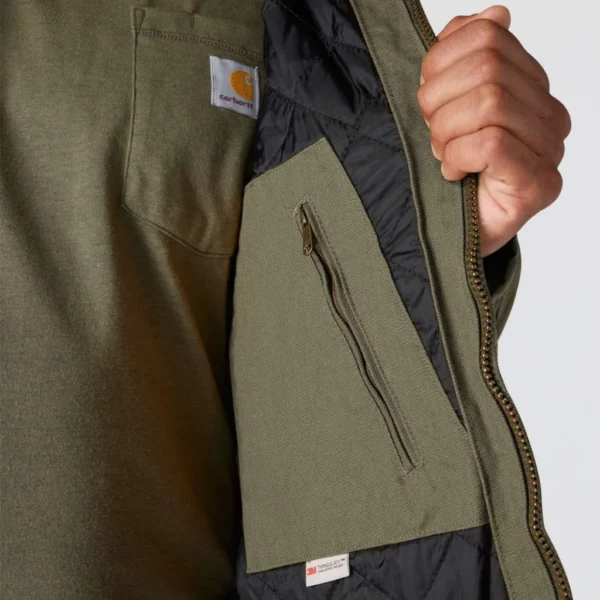 Ανδρικό Μπουφάν Χακί Carhartt 6 Ανδρικό Μπουφάν Χακί 6