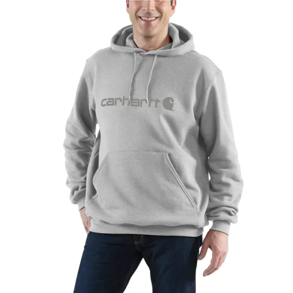 Ανδρικό Φούτερ New Logo Γκρι Carhartt - Image 2