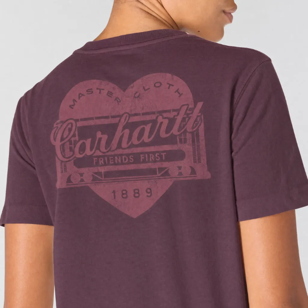 Γυναικείο T-Shirt Heritage Heart Cherrywood Carhartt 12 Γυναικείο T-Shirt Heritage Heart Cherrywood 4