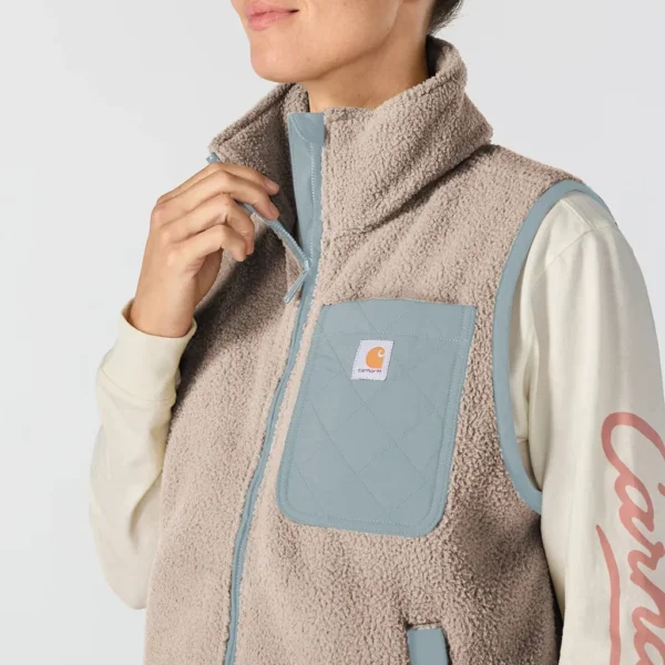Γυναικείο Αμάνικο Μπουφάν Sherpa Gray Dunes Carhartt 3 Γυναικείο Αμάνικο Μπουφάν Sherpa Gray Dunes3