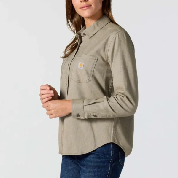 Γυναικείο Πουκάμισο Hamilton Μπεζ Carhartt 6 Γυναικείο Πουκάμισο Hamilton Μπεζ 2