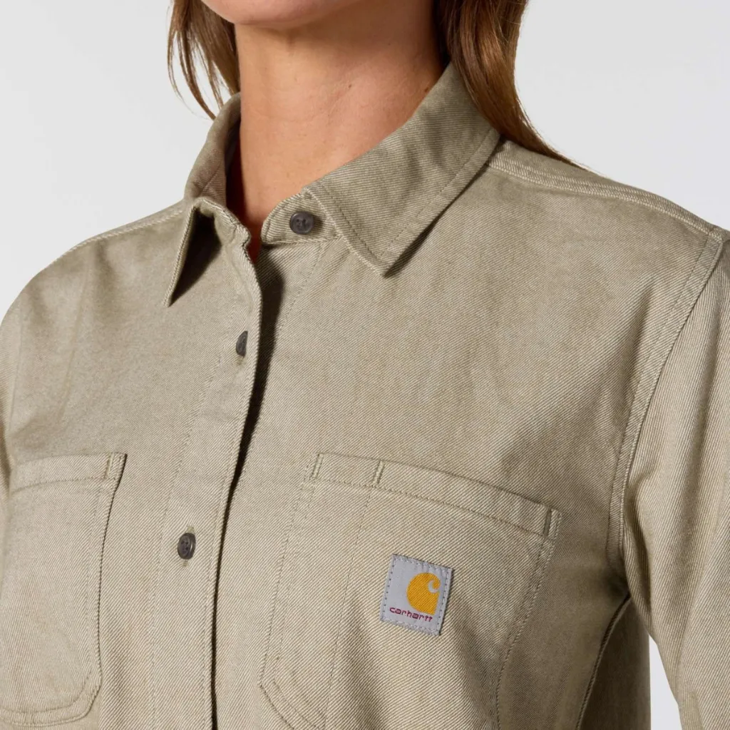 Γυναικείο Πουκάμισο Hamilton Μπεζ Carhartt 12 Γυναικείο Πουκάμισο Hamilton Μπεζ Carhartt - Image 2