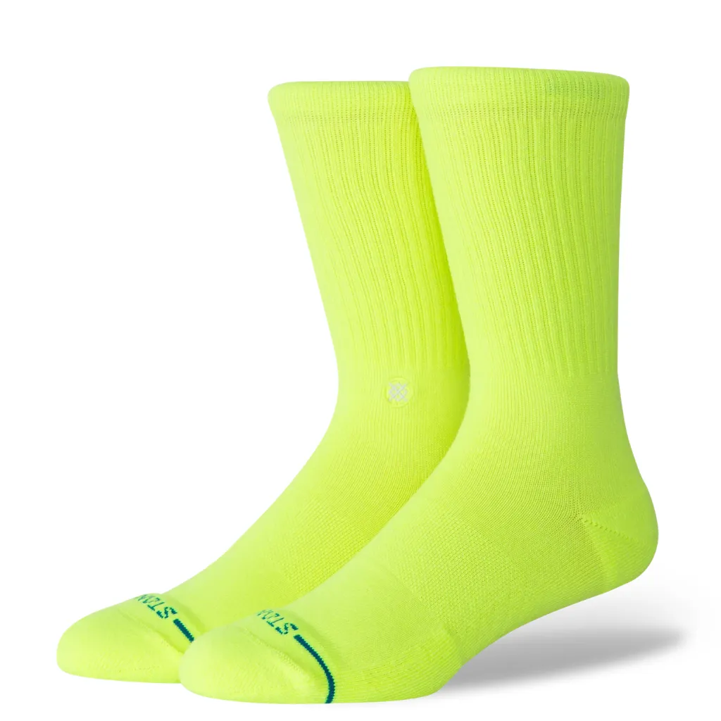 Κάλτσες Icon Crew Neon Yellow 1