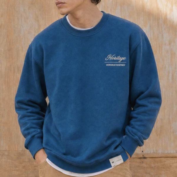 Φούτερ Crewneck Heritage Μπλε 1