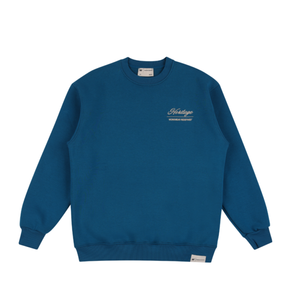 Φούτερ Crewneck Heritage Μπλε Caterpillar - Image 2