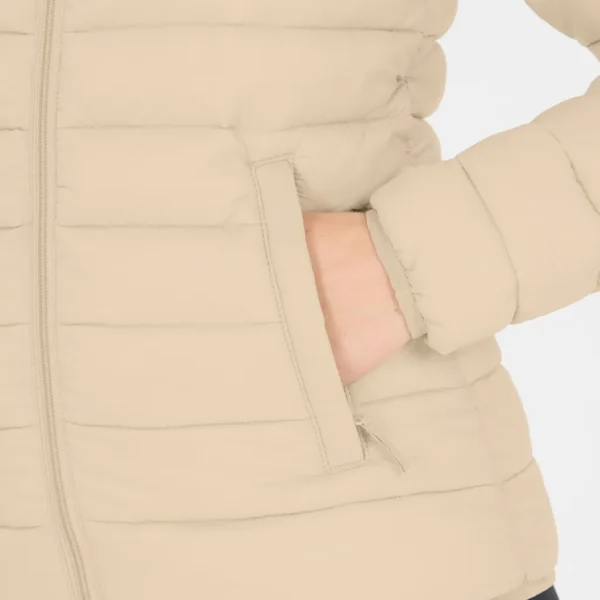 Γυναικείο Μπουφάν Puffer Arubi Μπεζ 4